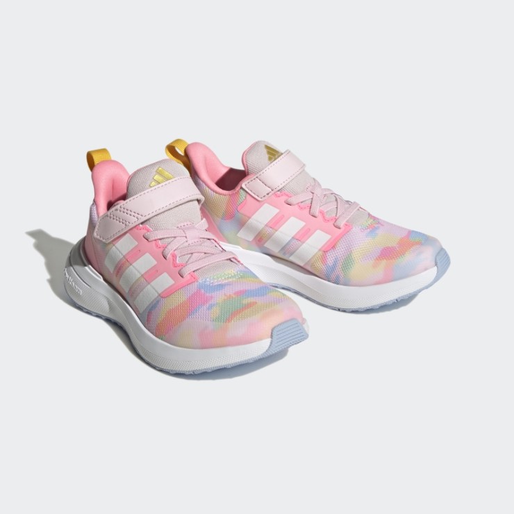 Adidas Fortarun 2.0 Cloudfoam Elastic Lace Top Strap Zapatos Rosa