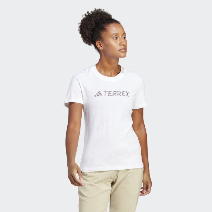 Camiseta Adidas Terrex Classic Logo Blanca