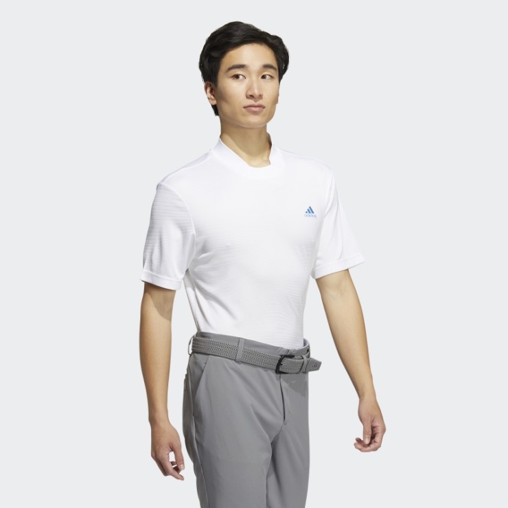 Camiseta Blanca Con Cuello De Canalé Hecha Para Ser Rehecha Adidas