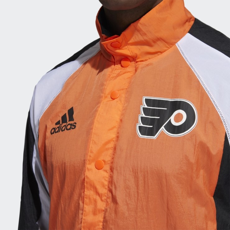 Volantes Inverso Chaqueta Retro Adidas Varsity Naranja