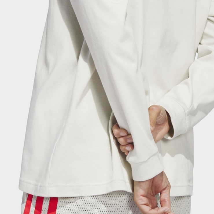 Camiseta Select De Manga Larga Con Cuello Simulado Aluminio Adidas