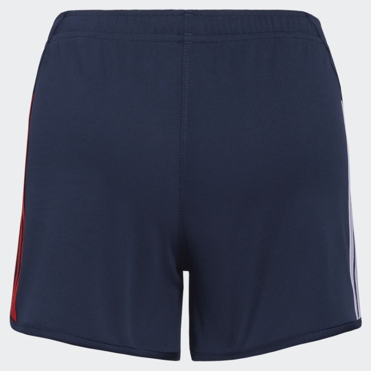 Shorts De Malla A Rayas Azul Marino Adidas