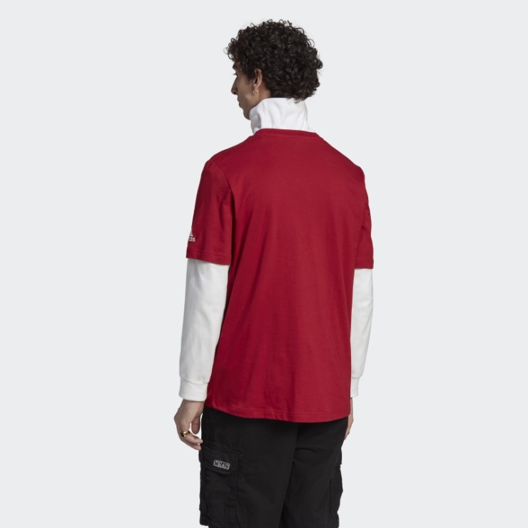 Camiseta Granate Con Gráfico De La Copa Mundial De La Fifa 2022™ Adidas