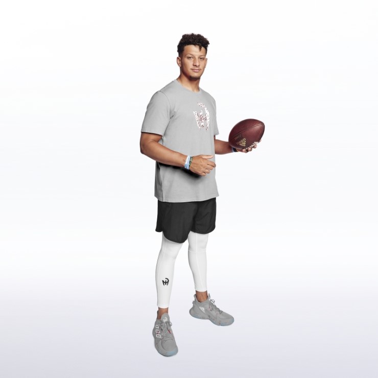 Gris Adidas Mahomes 1 Impact Flx Tiempo De Juego