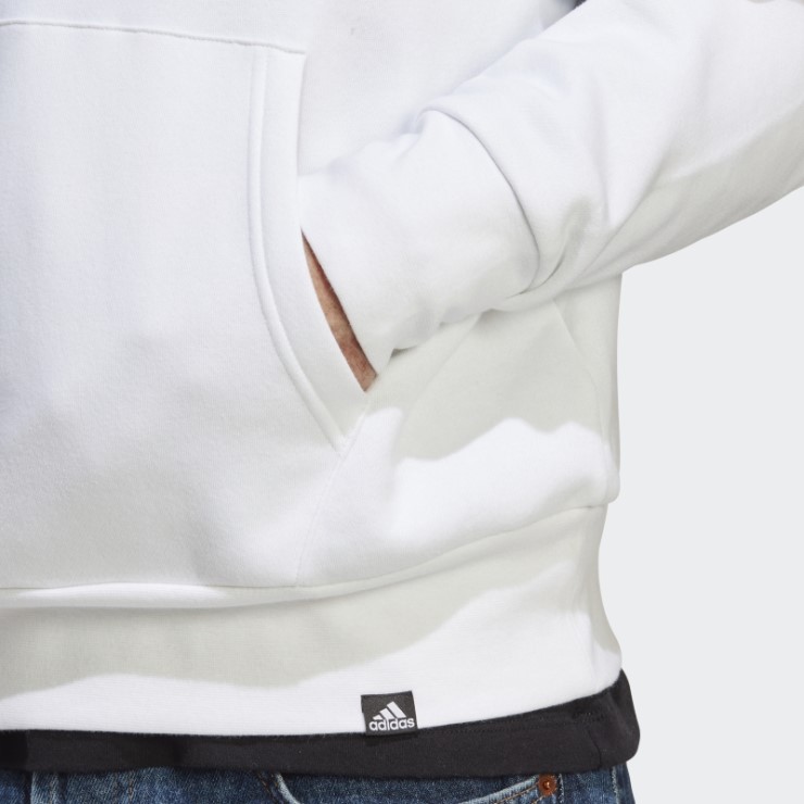 Sudadera Con Capucha Adidas Blanca