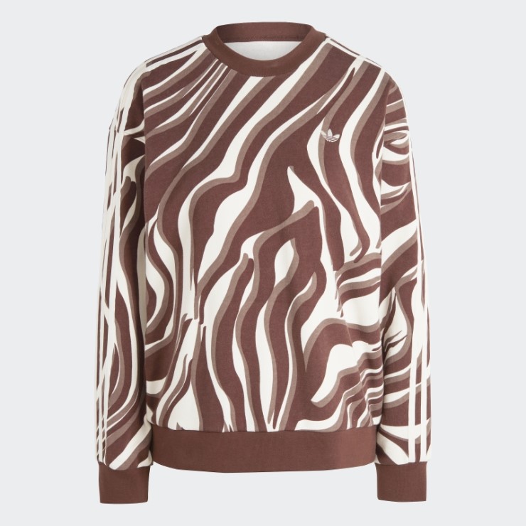 Sudadera Abstracta Con Estampado Animal Adidas Auburn