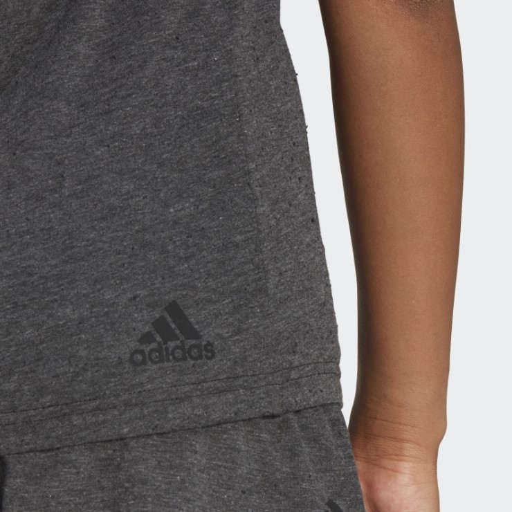 Camiseta Sin Mangas Adidas Future Icons Winners 3.0 Negro Melange