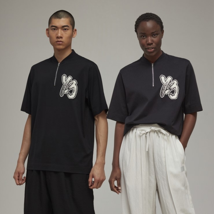 Camiseta Adidas Y-3 Con Media Cremallera