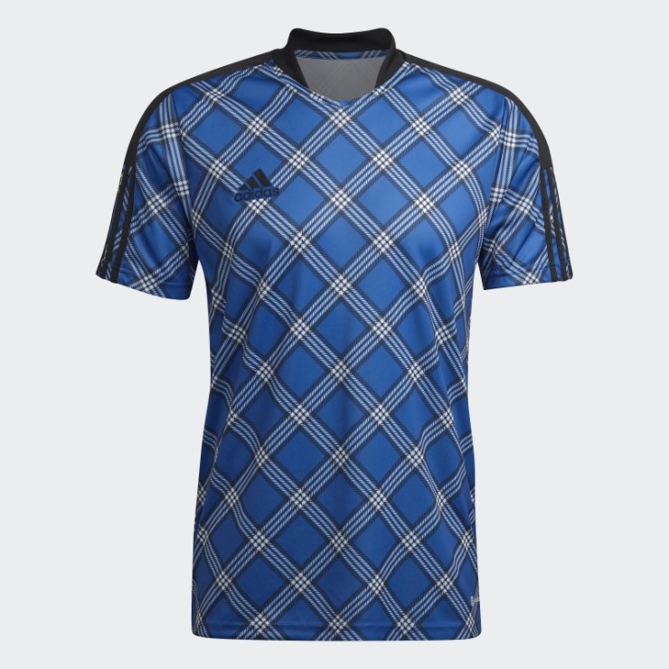 Camiseta Tiro Azul Royal Adidas