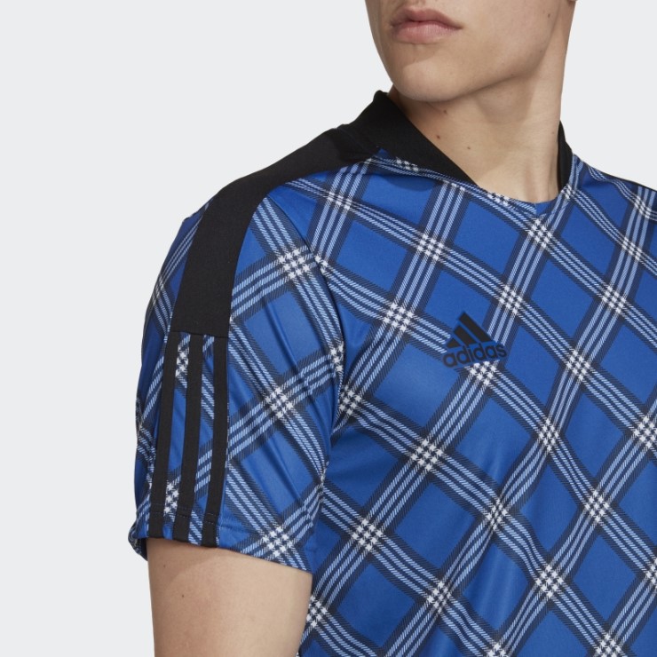 Camiseta Tiro Azul Royal Adidas