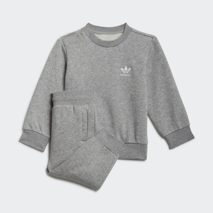 Conjunto Adidas Gris Medio Adicolor