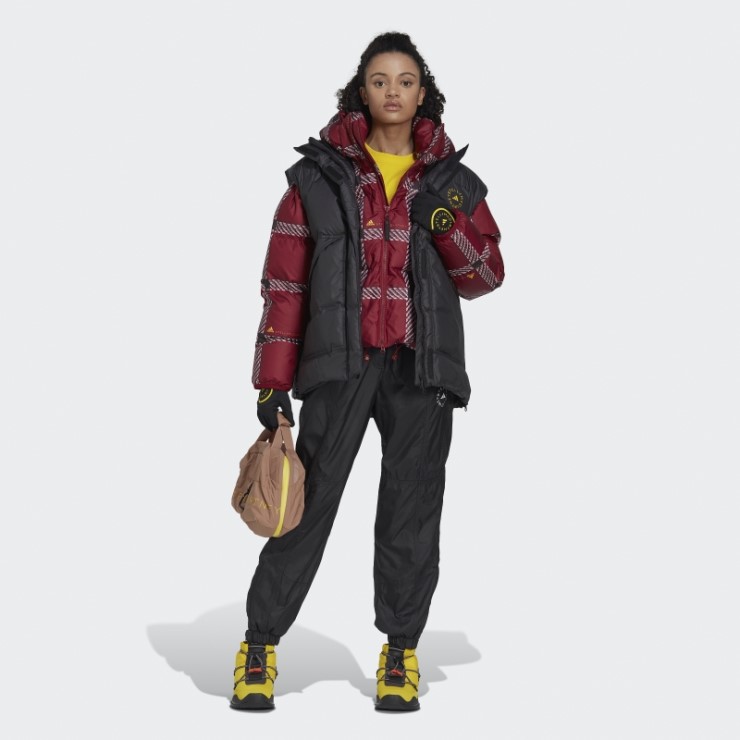 Pantalones Negros De Invierno Adidas By Stella Mccartney Con Forro Tejido