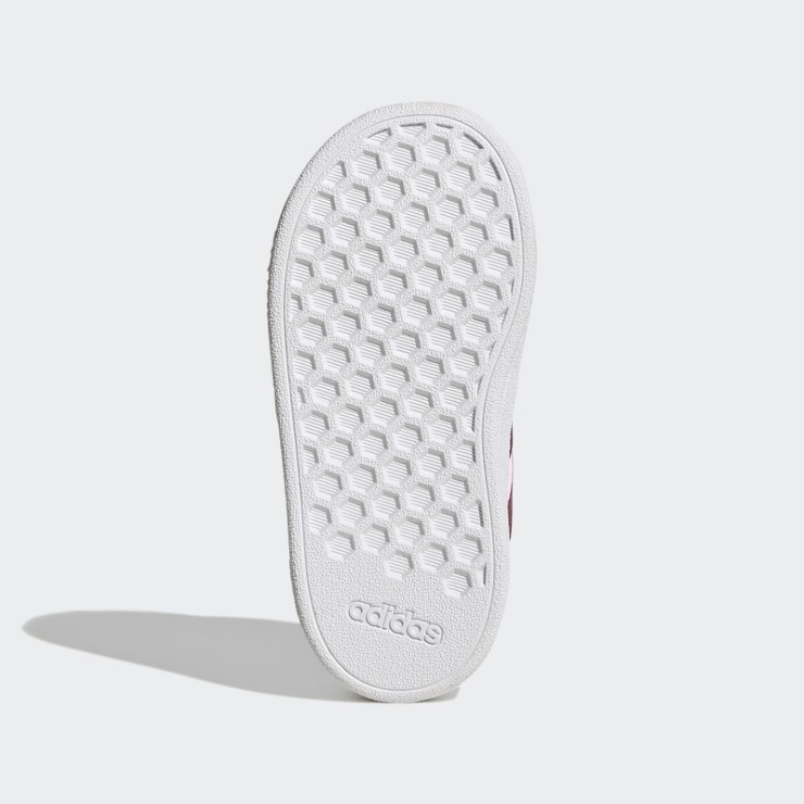 Zapatillas Adidas Grand Court Lifestyle Con Velcro Real Magenta