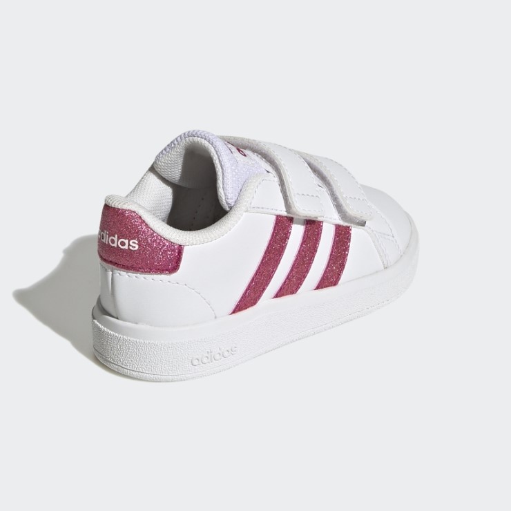 Zapatillas Adidas Grand Court Lifestyle Con Velcro Real Magenta