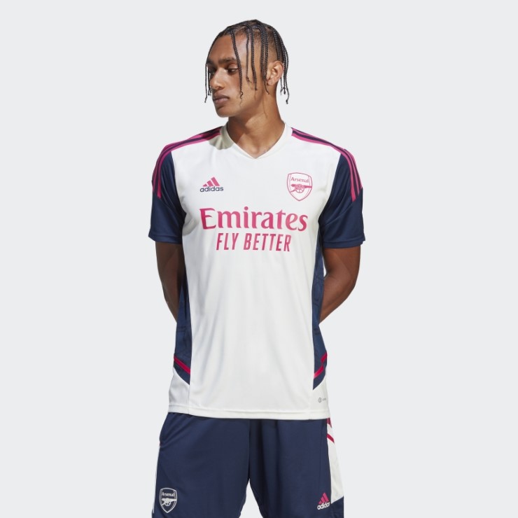 Camiseta De Entrenamiento Adidas Arsenal Condivo 22 Blanca