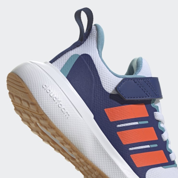 Adidas Fortarun 2.0 Cloudfoam Zapatos Con Tira Superior De Encaje Elástico En Blanco
