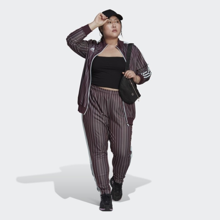 Pantalones De Chándal Tiro (tallas Grandes) Granate Adidas