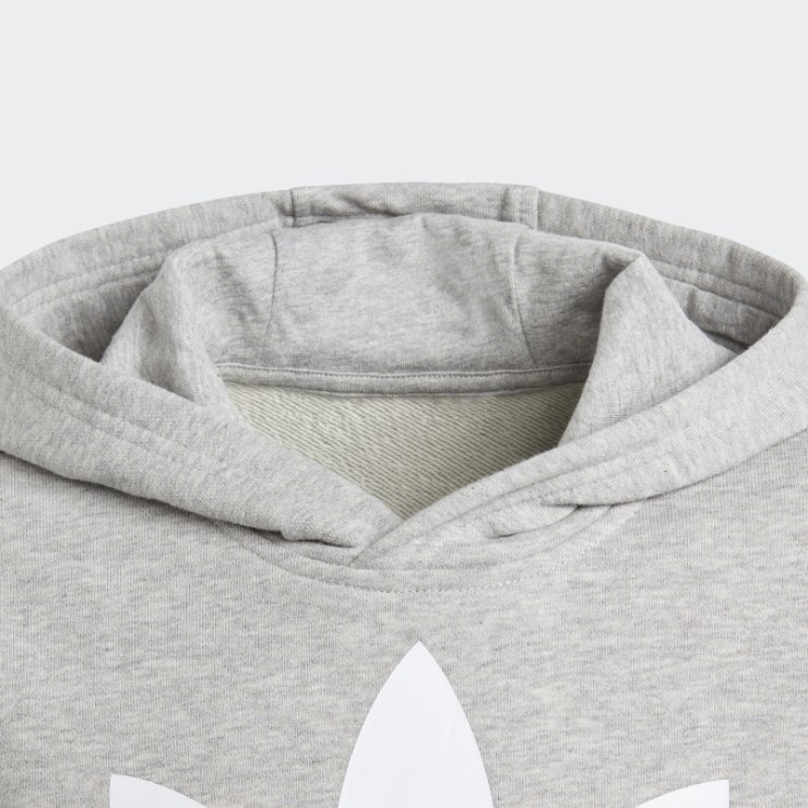 Sudadera Con Capucha Trefoil Gris Medio Adidas
