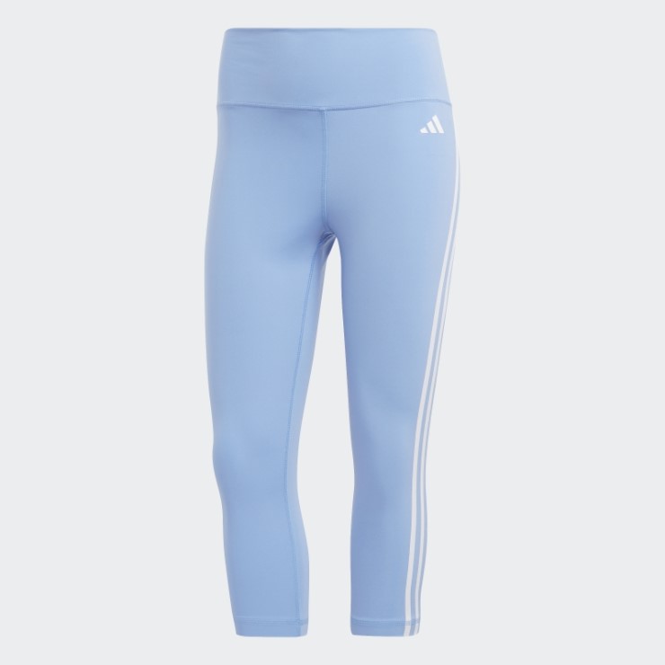 Adidas Train Essentials 3-stripes High-waisted 3/4 Leggings Azul