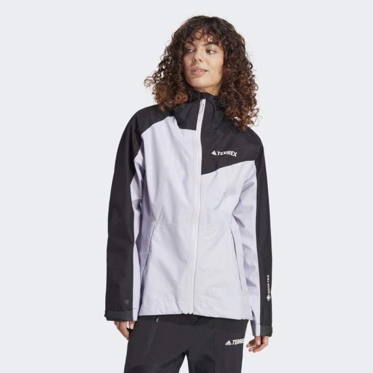 Chaqueta Impermeable Terrex Xperior Gore-tex Paclite Plateada Adidas