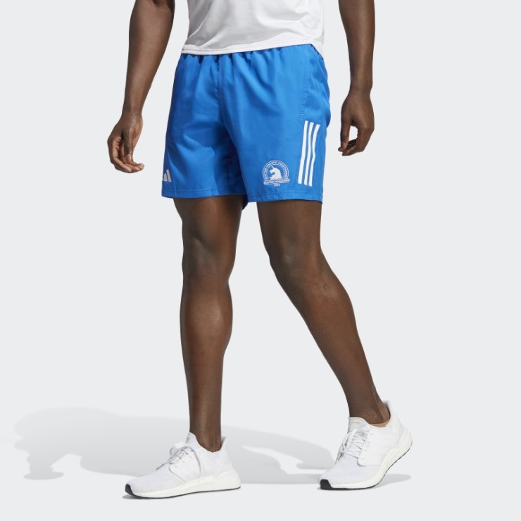 Pantalón Corto Running Adidas Azul Boston Maratón 2023