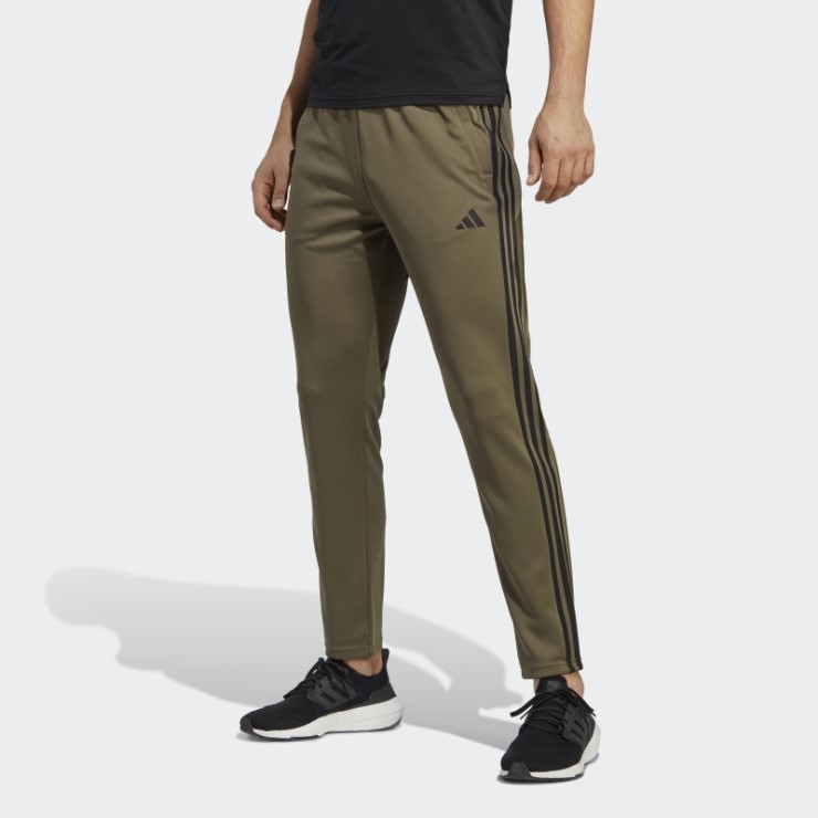Joggers De Entrenamiento Con 3 Rayas Train Essentials Verde Oliva Adidas