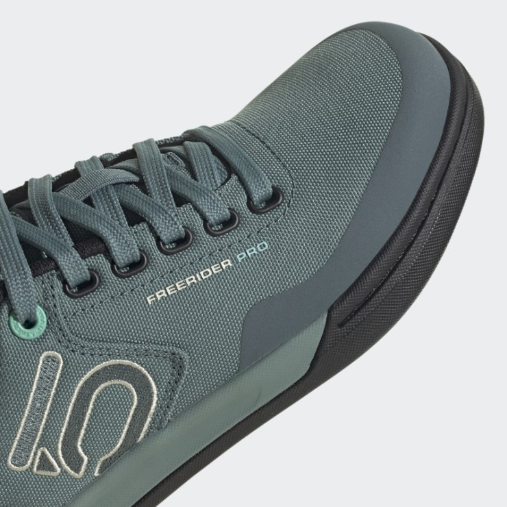 Zapatos De Lona Para Bicicleta De Montaña Adidas Hazy Emerald Five Ten Freerider Pro