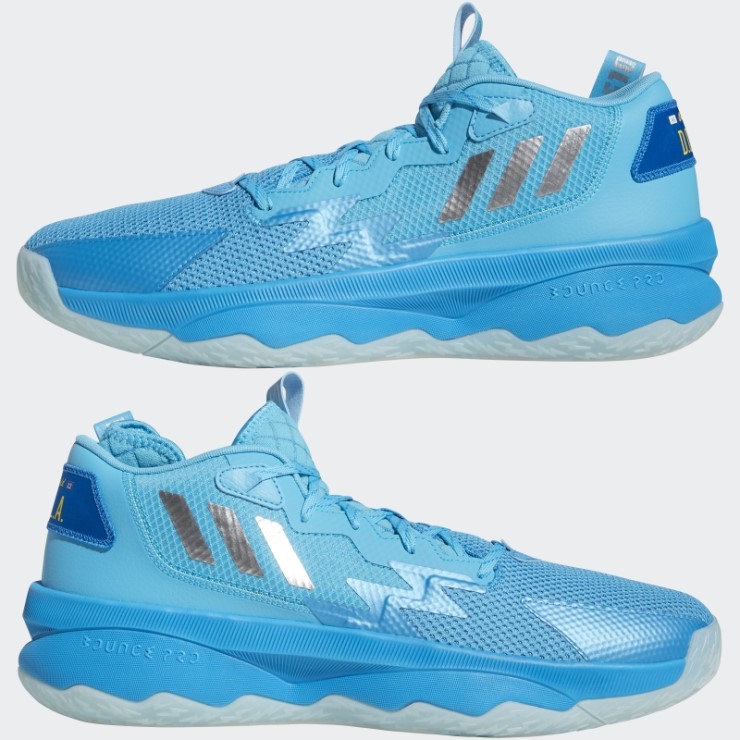Zapatillas Adidas Dame 8 Cyan
