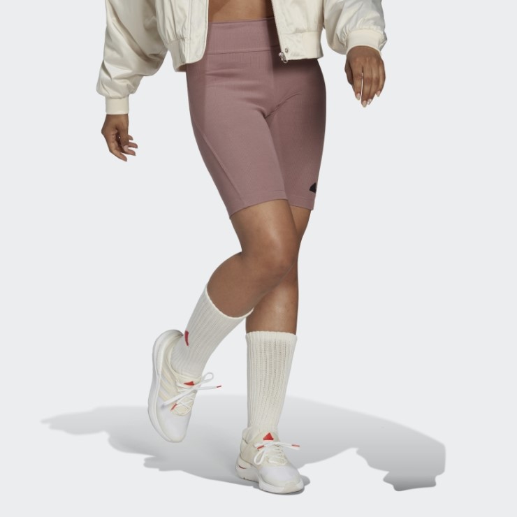 Shorts Biker De Canalé Adidas Morados