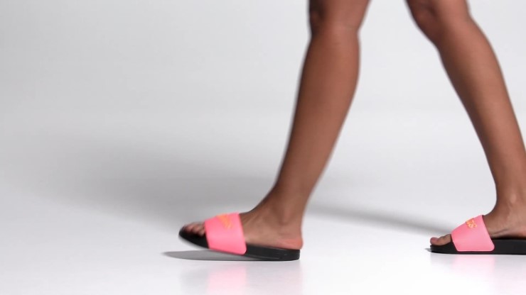 Chanclas De Ducha Adidas Adilette Rojo ácido