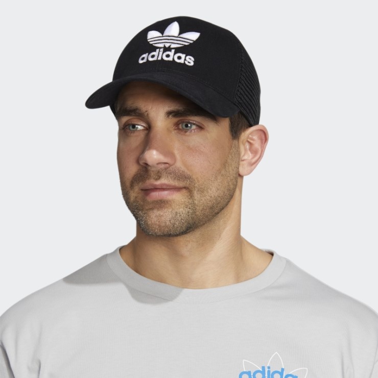 Gorra Trucker Estructurada Adidas Negra