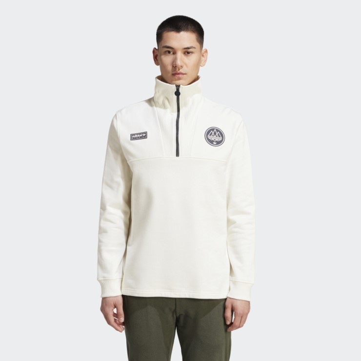 Adidas Bellshill Media Cremallera Blancas