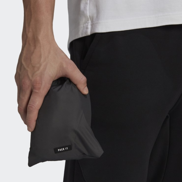 Cortavientos Adidas Bsc 3 Rayas Negro