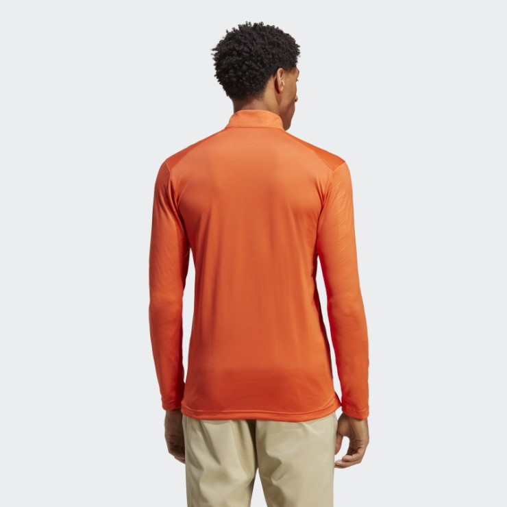 Camiseta Terrex Multi Media Cremallera Manga Larga Naranja Adidas