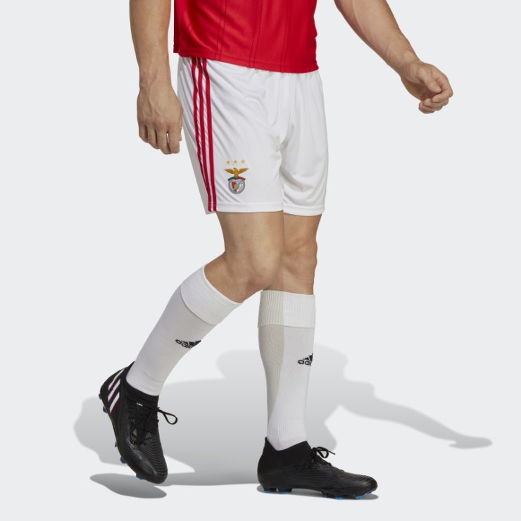 Pantalón Corto Adidas Benfica 22/23 Primera Equipación Blanco