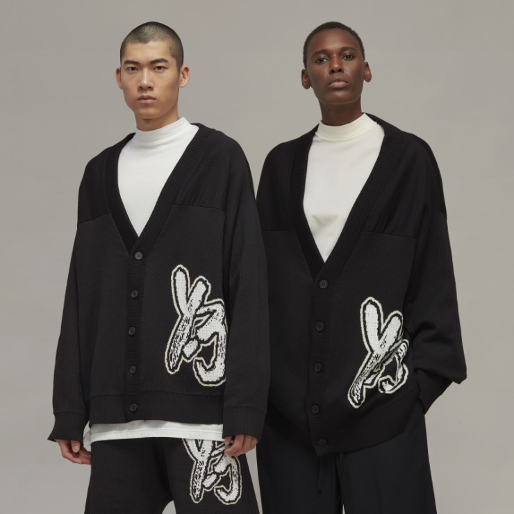 Cárdigan Tejido Con Logo Y-3 De Adidas