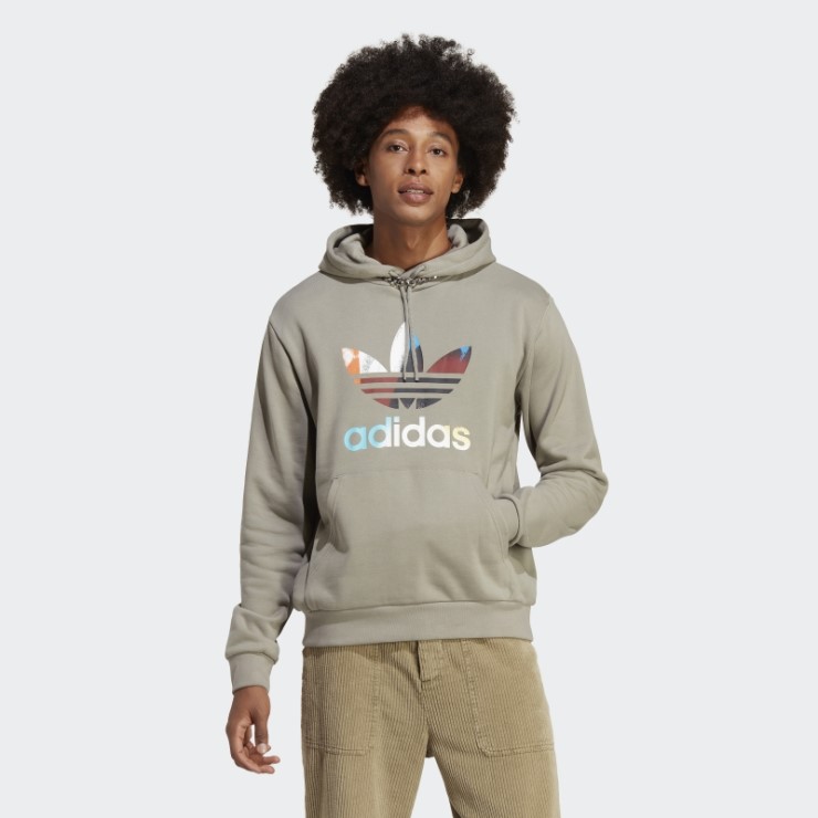 Sudadera Con Capucha Adidas Graphic Off The Grid Plateada