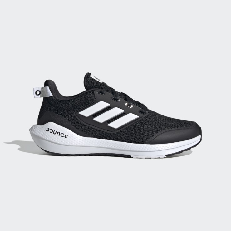 Negro Adidas Eq21 Run 2.0 Bounce Sport Zapatillas De Running Con Cordones