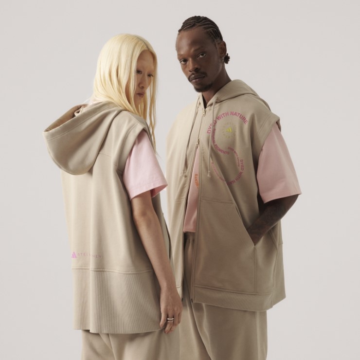 Adidas By Stella Mccartney Sportswear Sudadera Con Capucha Sin Mangas (género Neutral) F Beige Caliente