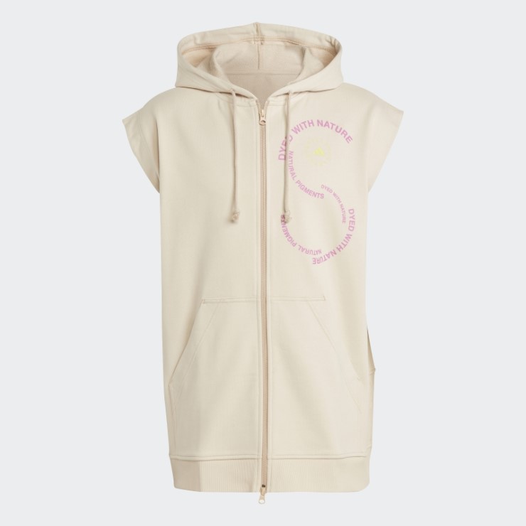 Adidas By Stella Mccartney Sportswear Sudadera Con Capucha Sin Mangas (género Neutral) F Beige Caliente