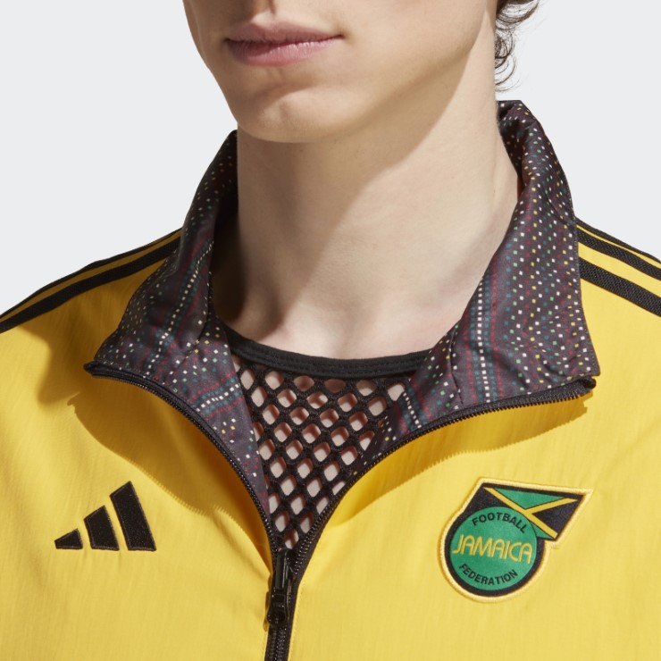 Adidas Jamaica Himno Chaqueta Negro Caliente