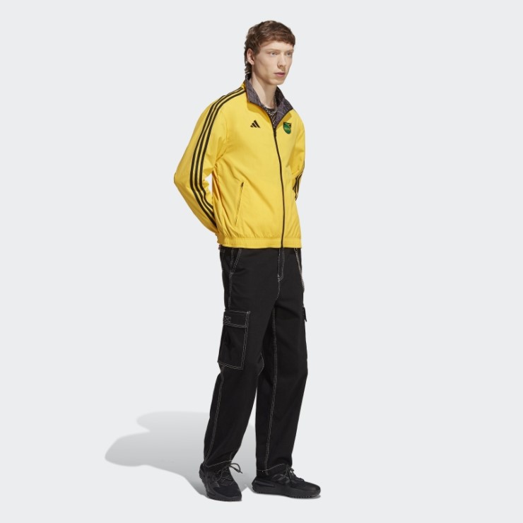 Adidas Jamaica Himno Chaqueta Negro Caliente