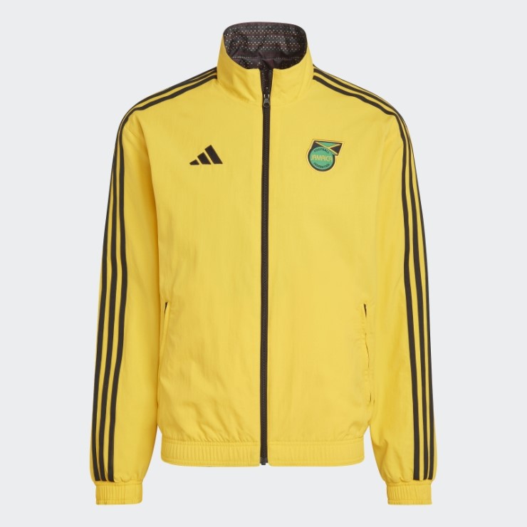 Adidas Jamaica Himno Chaqueta Negro Caliente