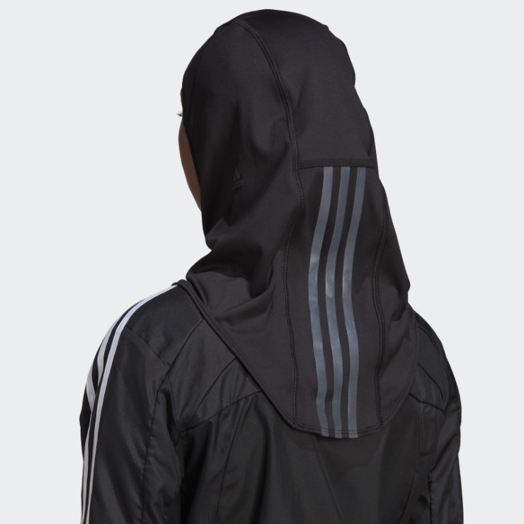 Adidas Run Icons Hiyab Deportivo De 3 Rayas Negro
