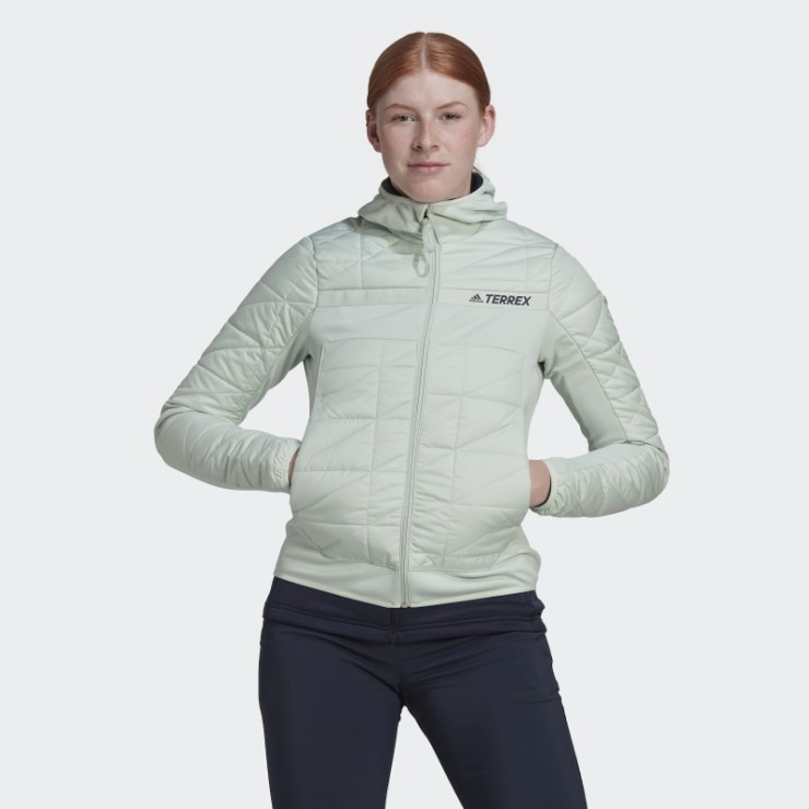 Adidas Terrex Multi Primegreen Hybrid Insulated Chaqueta Verde