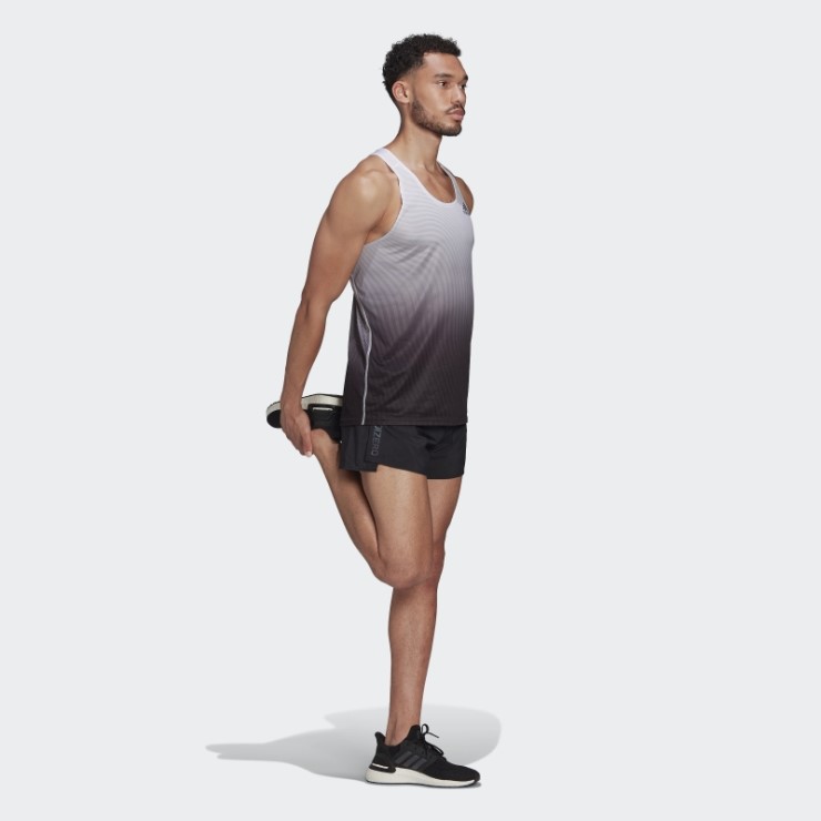 Pantalón Corto Negro Adizero Engineered Split Adidas