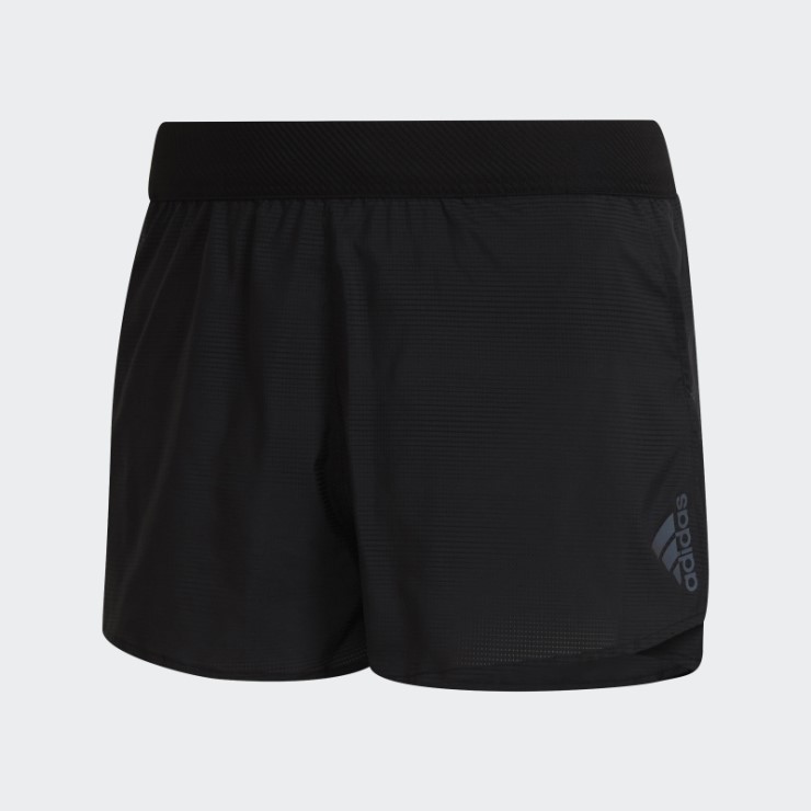 Pantalón Corto Negro Adizero Engineered Split Adidas