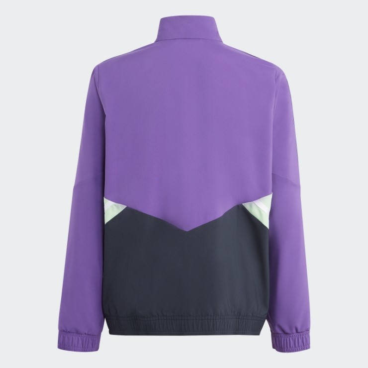 Sudadera Morada De Presentacion Condivo 22 Del Real Madrid Adidas