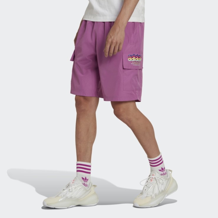 Shorts Adidas Hyperreal Cargo Lila