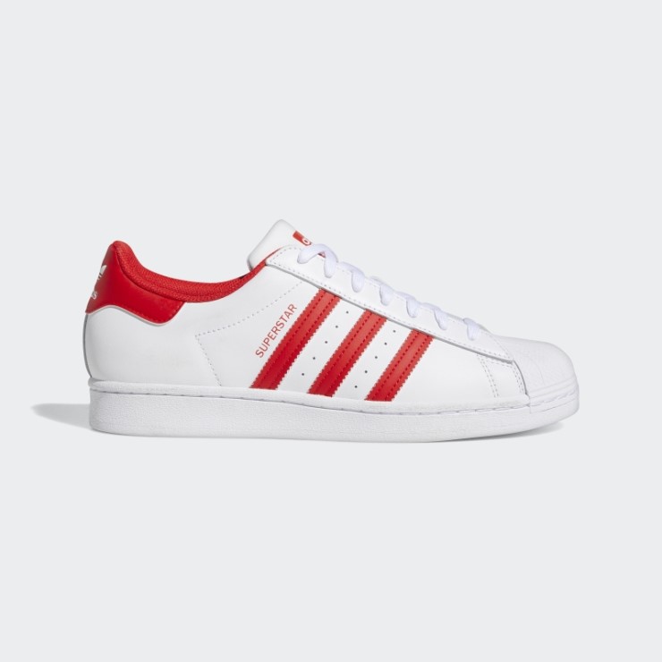 Adidas Superstar Zapatos Rojo Moda